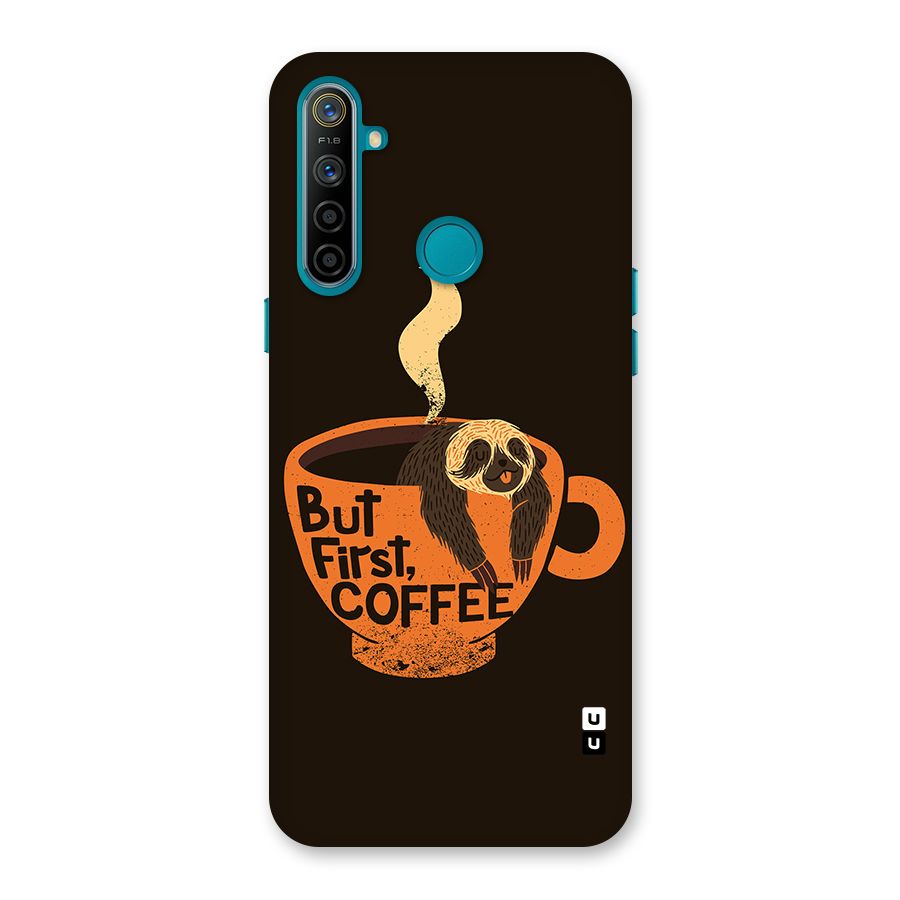 Lazy Coffee Back Case for Realme 5i