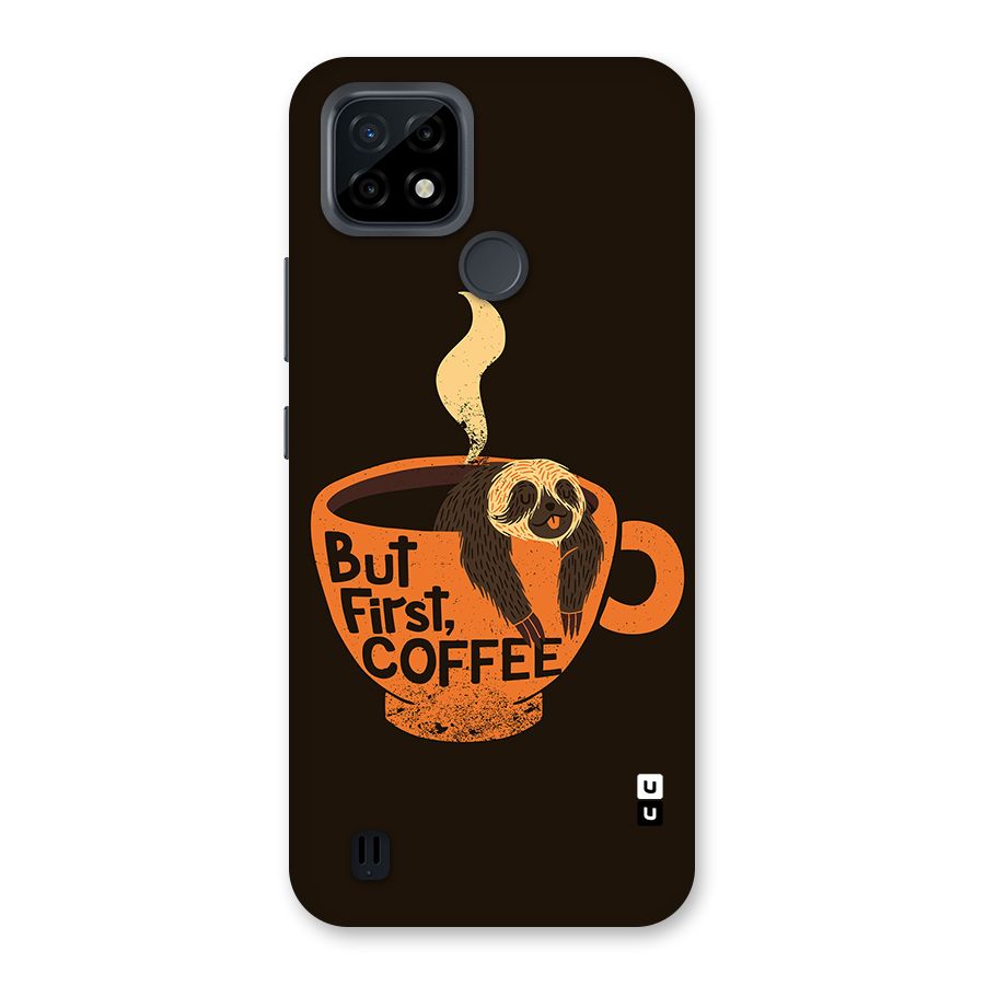 Lazy Coffee Back Case for Realme C21