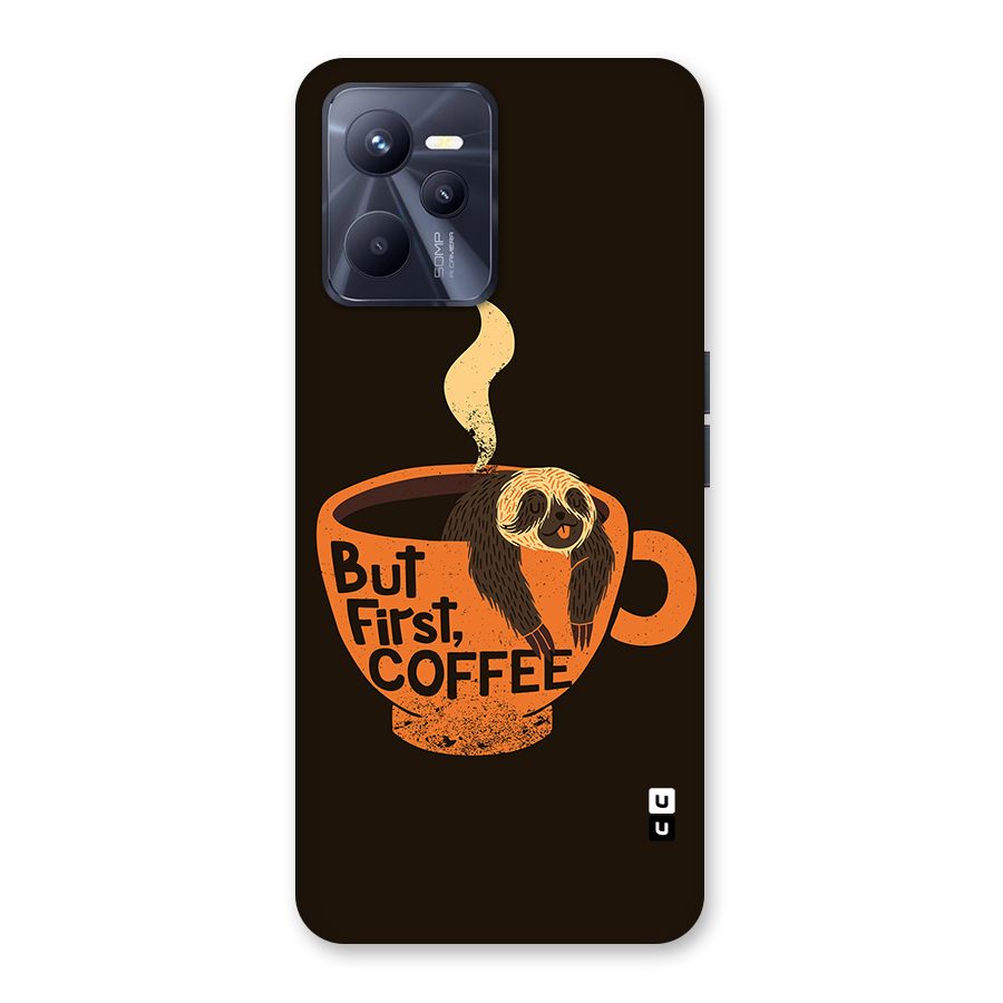 Lazy Coffee Back Case for Realme C35