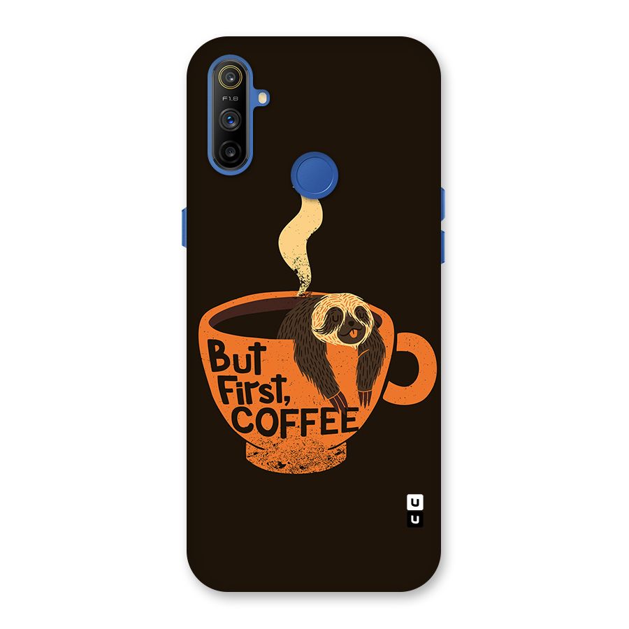 Lazy Coffee Back Case for Realme Narzo 10A