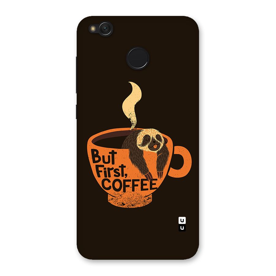 Lazy Coffee Back Case for Redmi 4