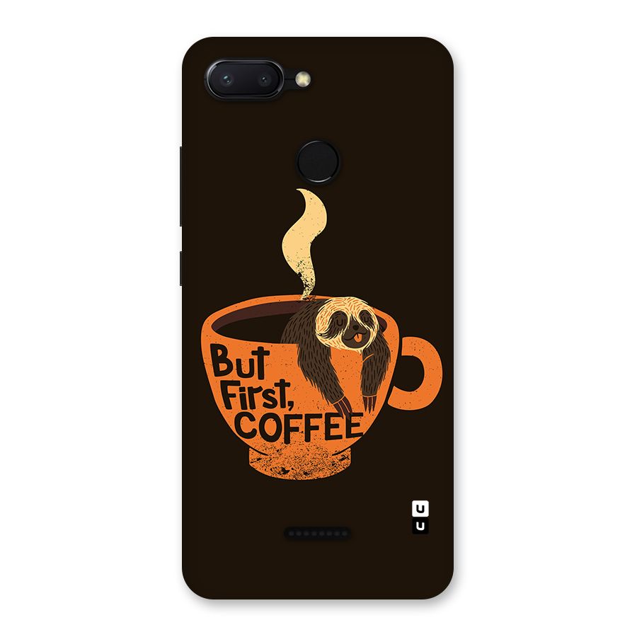 Lazy Coffee Back Case for Redmi 6