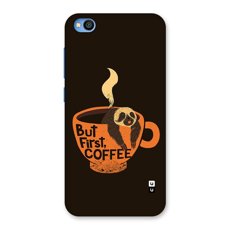Lazy Coffee Back Case for Redmi Go