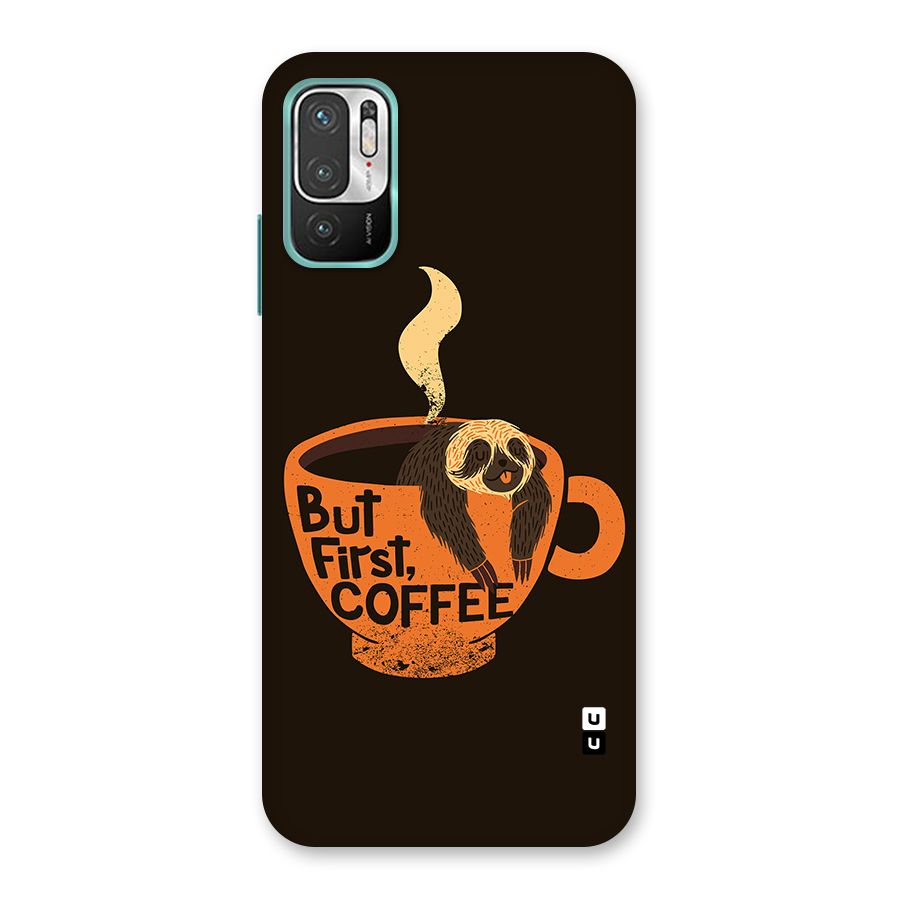 Lazy Coffee Back Case for Redmi Note 10T 5G