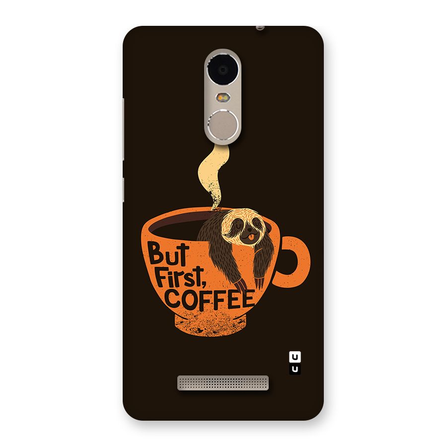 Lazy Coffee Back Case for Redmi Note 3