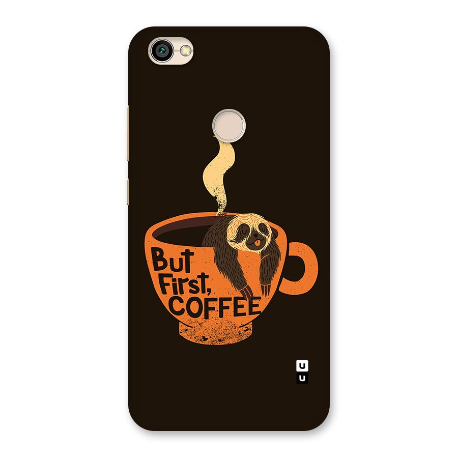 Lazy Coffee Back Case for Redmi Y1 2017