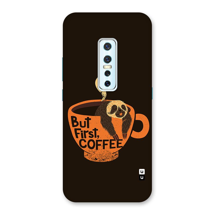 Lazy Coffee Back Case for Vivo V17 Pro