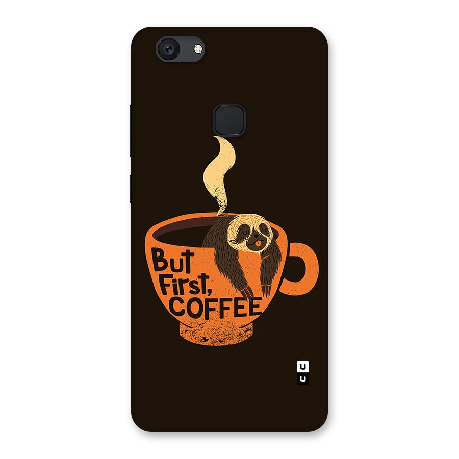 Lazy Coffee Back Case for Vivo V7 Plus