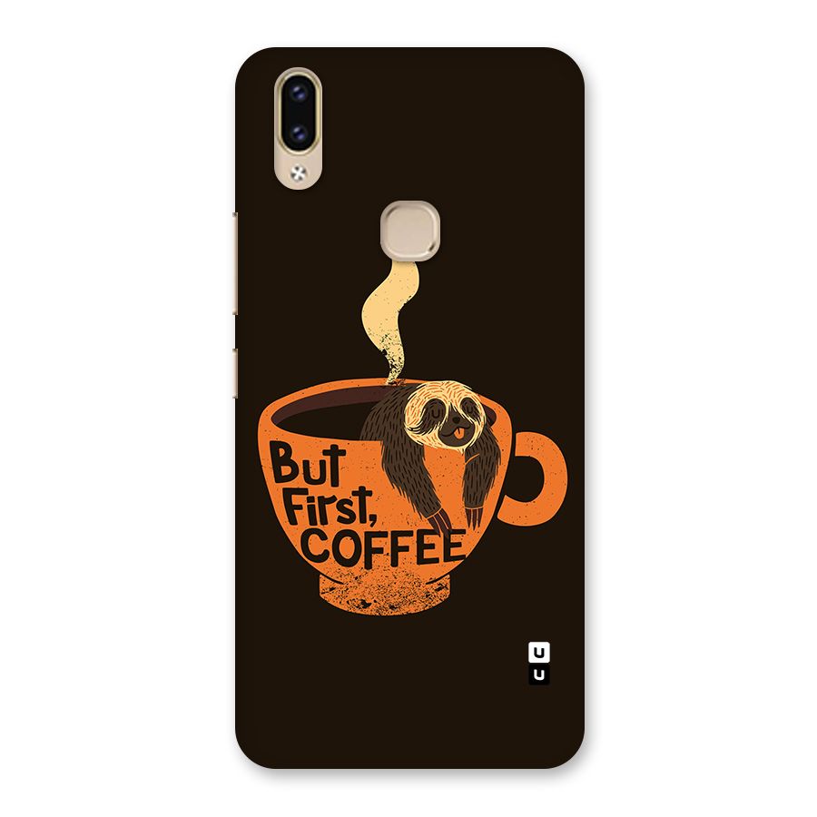 Lazy Coffee Back Case for Vivo V9 Youth