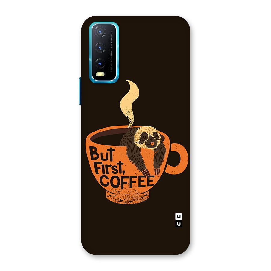 Lazy Coffee Back Case for Vivo Y20A