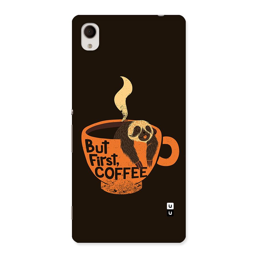 Lazy Coffee Back Case for Xperia M4