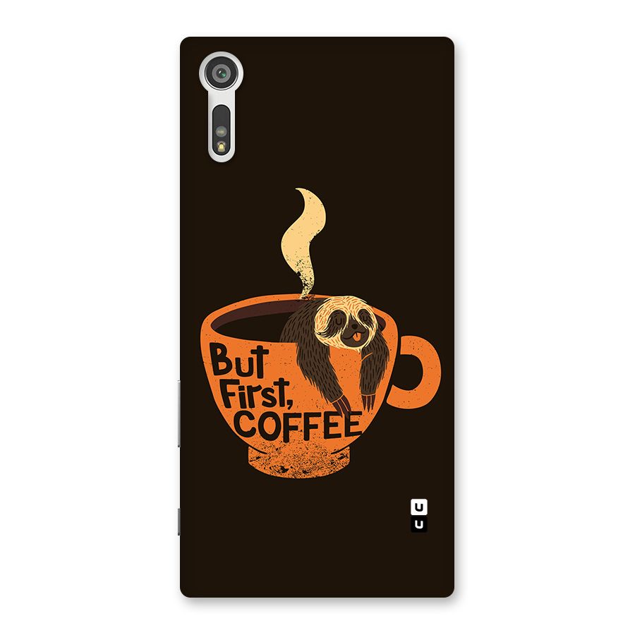 Lazy Coffee Back Case for Xperia XZ