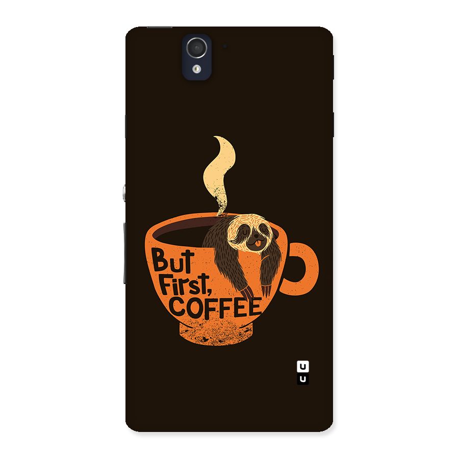 Lazy Coffee Back Case for Xperia Z