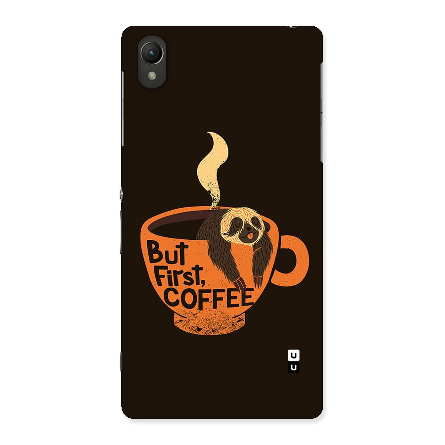 Lazy Coffee Back Case for Xperia Z2