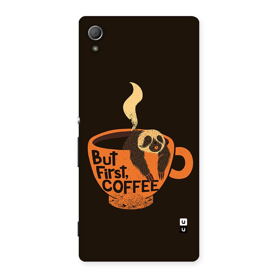 Lazy Coffee Back Case for Xperia Z3 Plus