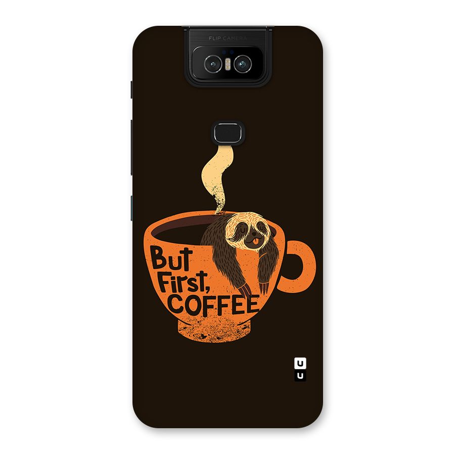 Lazy Coffee Back Case for Zenfone 6z