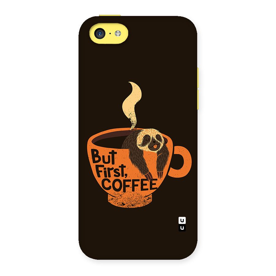 Lazy Coffee Back Case for iPhone 5C