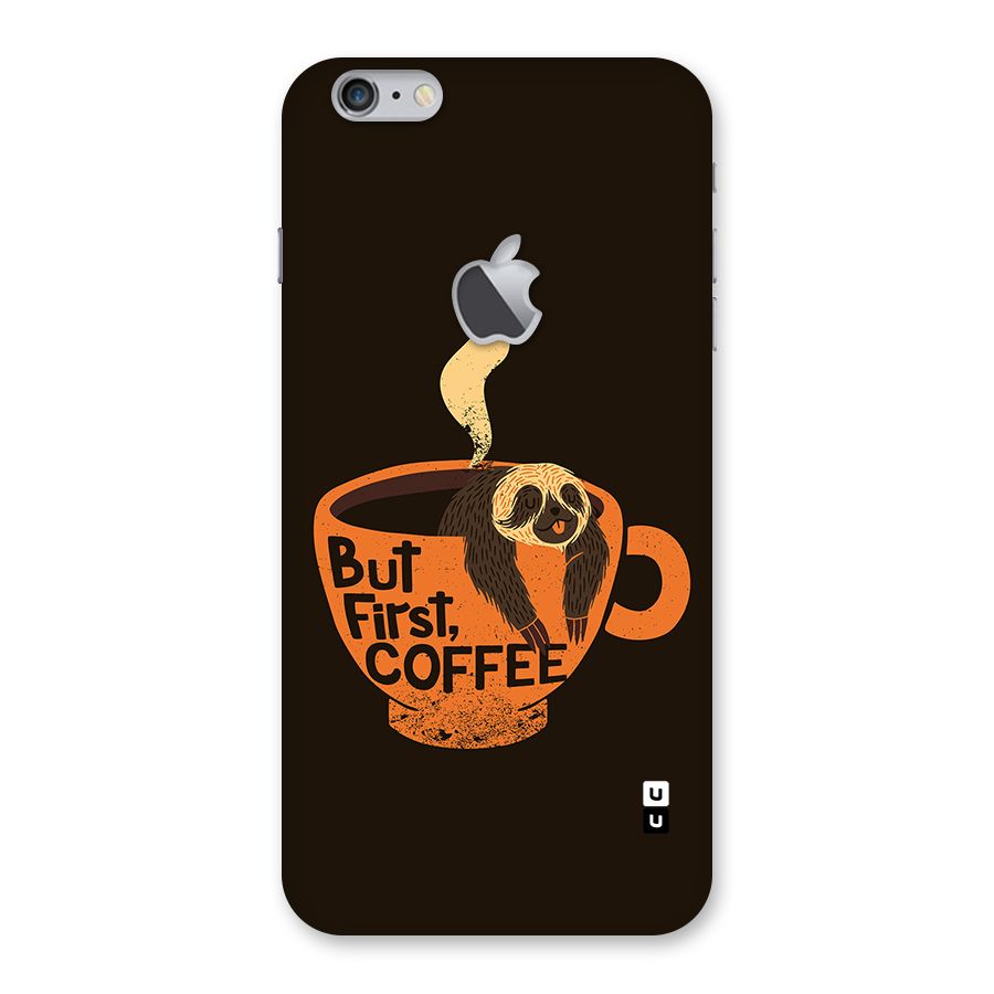Lazy Coffee Back Case for iPhone 6 Plus 6S Plus Logo Cut
