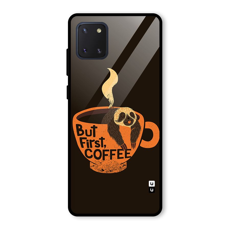 Lazy Coffee Glass Back Case for Galaxy Note 10 Lite