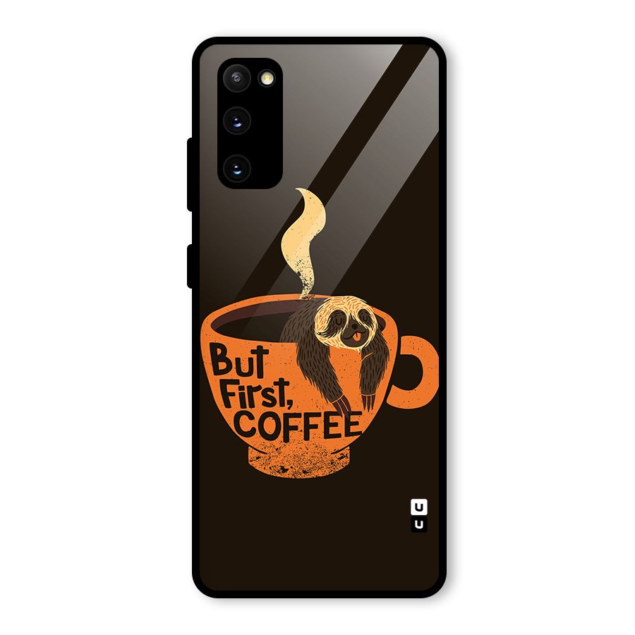 Lazy Coffee Glass Back Case for Galaxy S20 FE