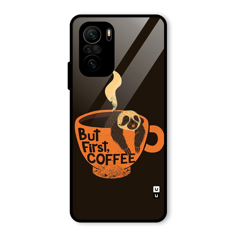 Lazy Coffee Glass Back Case for Mi 11X Pro