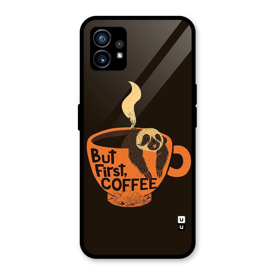 Lazy Coffee Glass Back Case for Nothing Phone 1