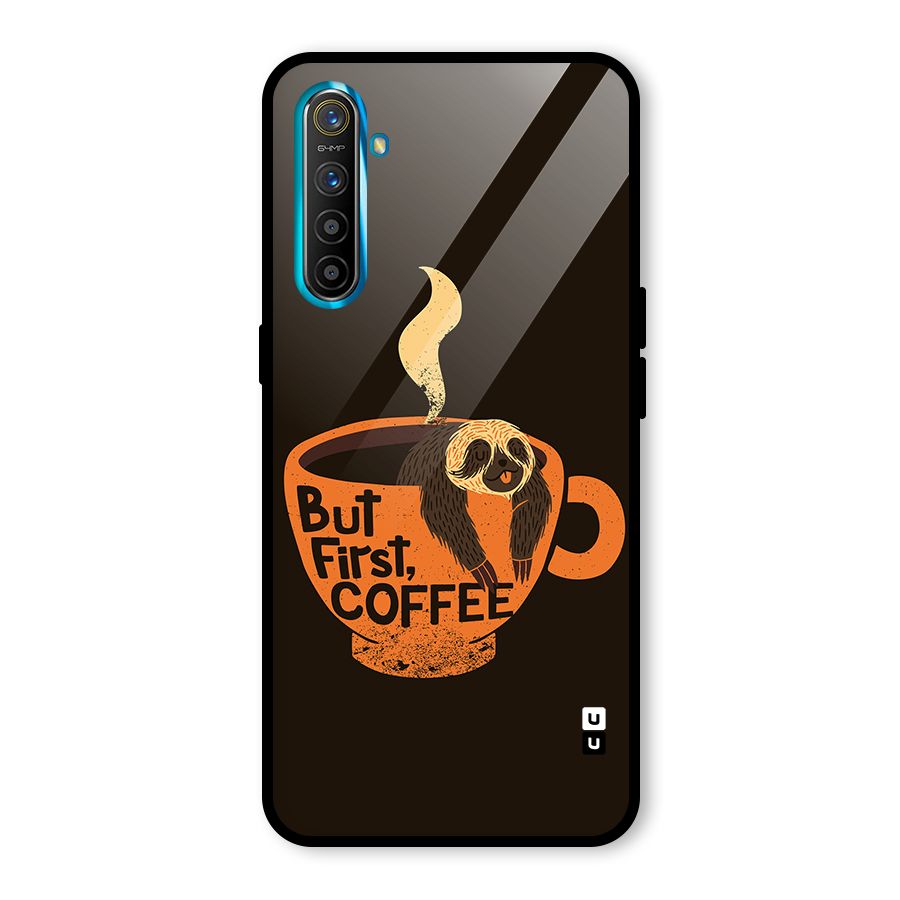 Lazy Coffee Glass Back Case for Realme X2