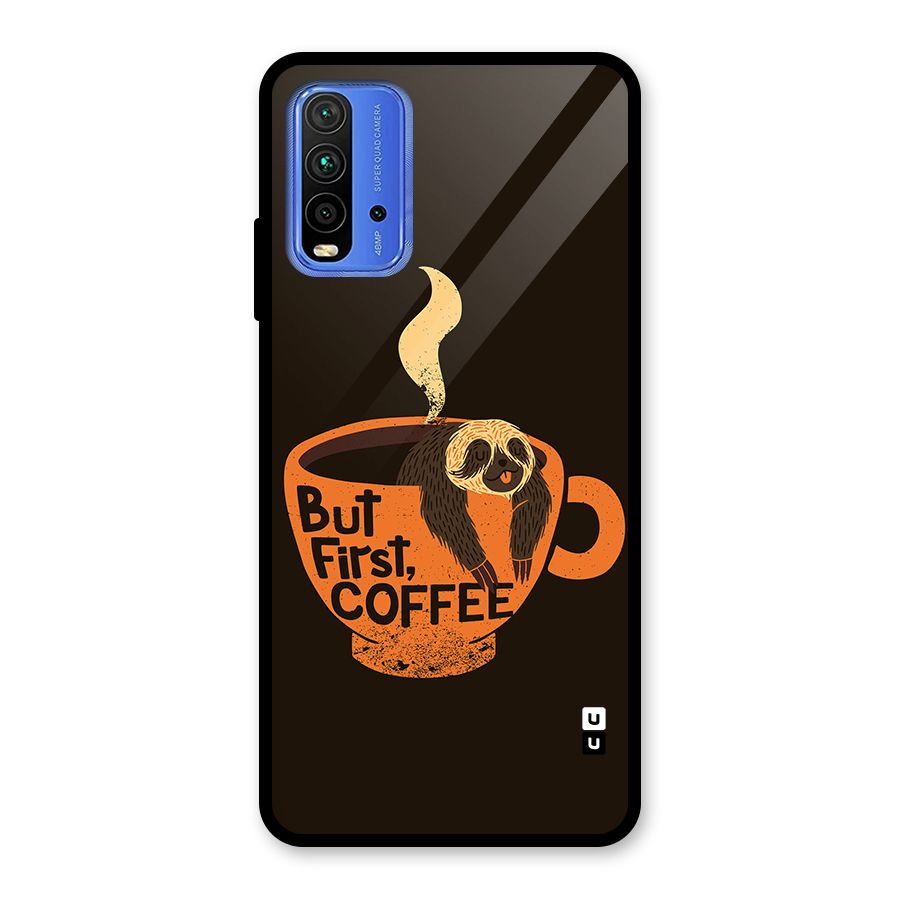 Lazy Coffee Glass Back Case for Redmi 9 Power