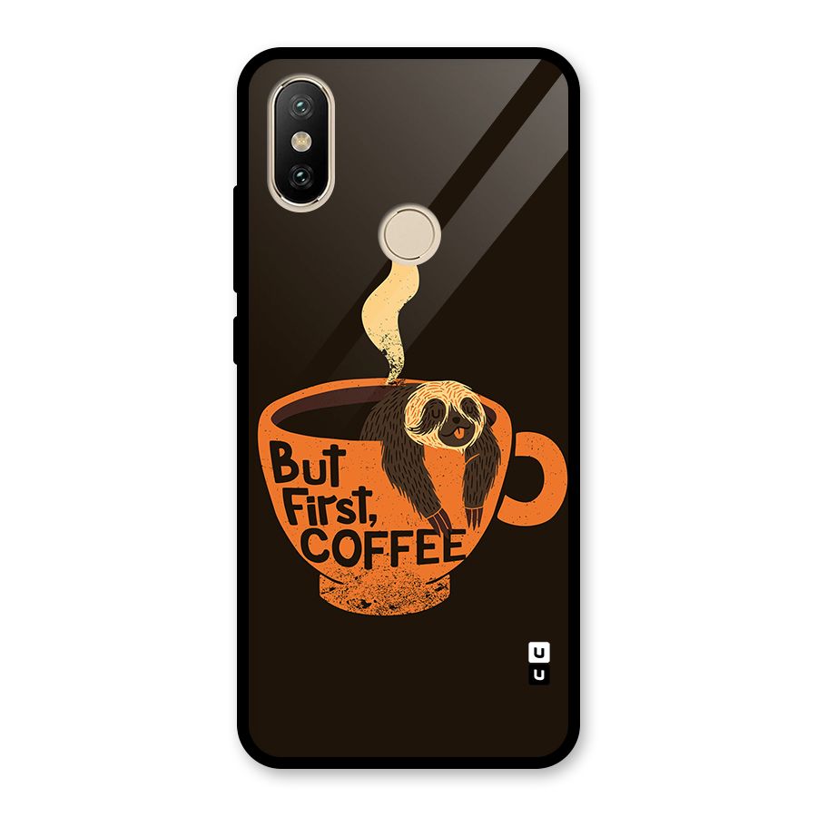Lazy Coffee Glass Back Case for Redmi A2