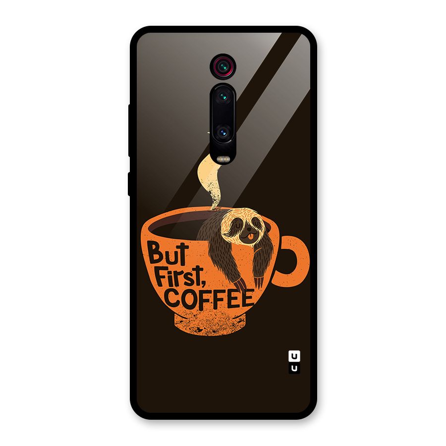 Lazy Coffee Glass Back Case for Redmi K20