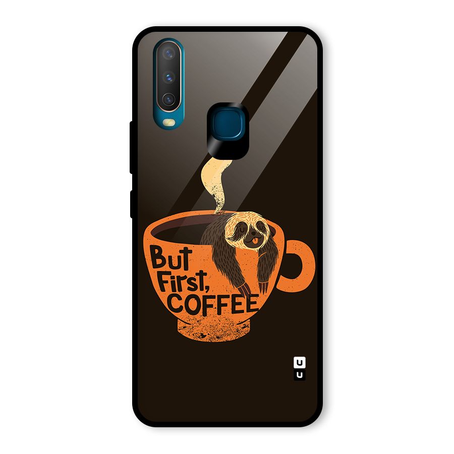 Lazy Coffee Glass Back Case for Vivo U10