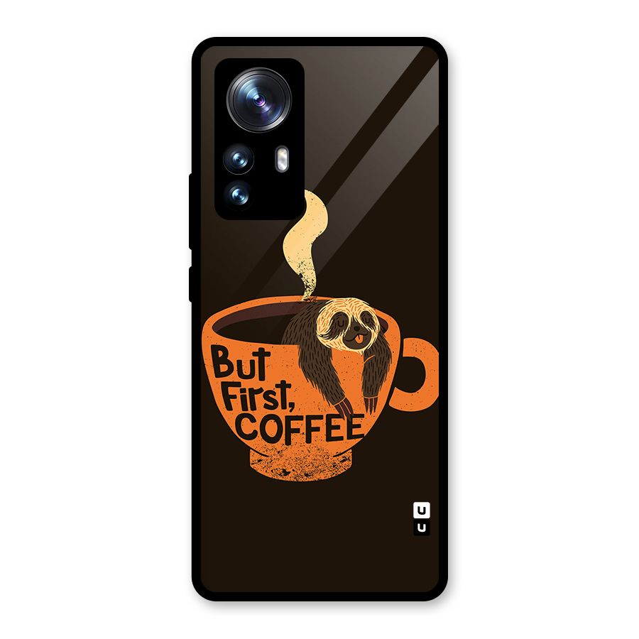 Lazy Coffee Glass Back Case for Xiaomi 12 Pro