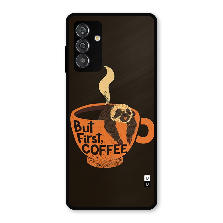 Lazy Coffee Metal Back Case for Galaxy F13