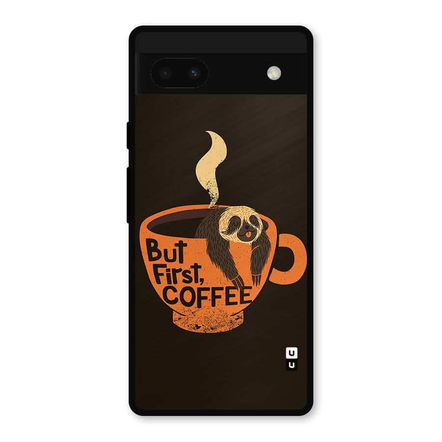 Lazy Coffee Metal Back Case for Google Pixel 6a