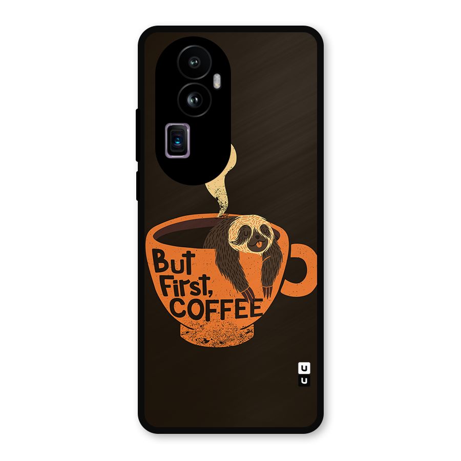 Lazy Coffee Metal Back Case for Oppo Reno10 Pro Plus