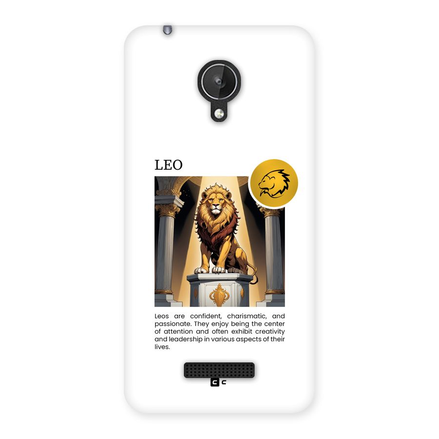 Leader Leo Back Case for Canvas Spark Q380