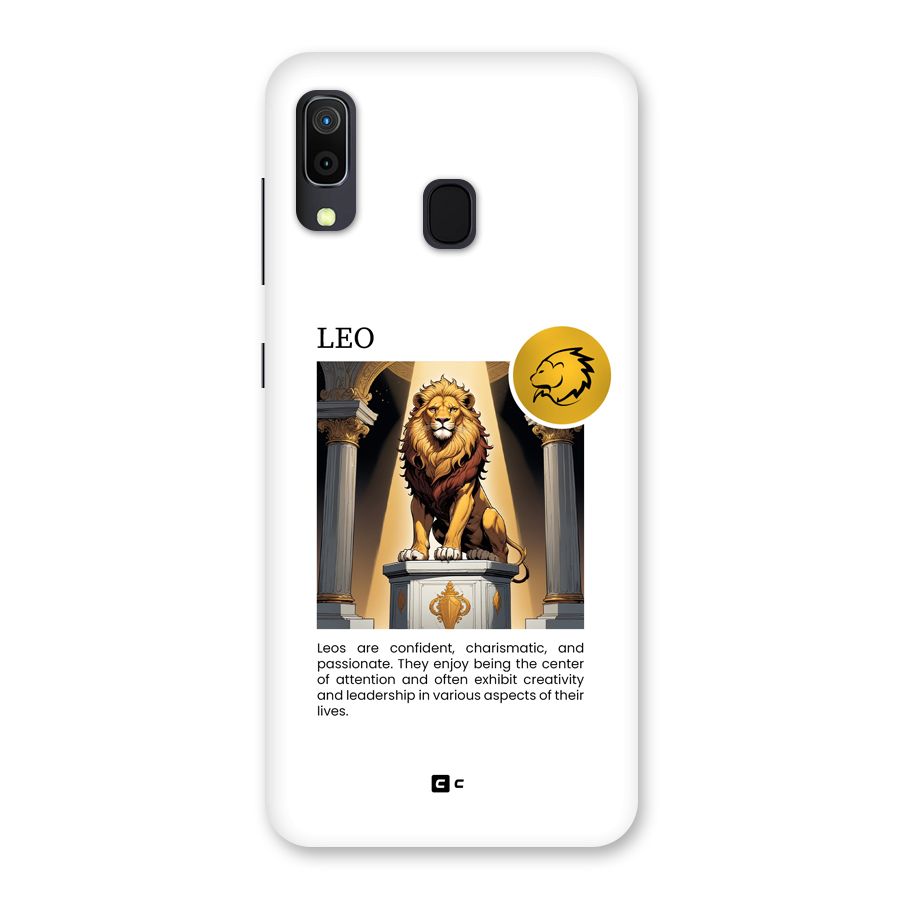 Leader Leo Back Case for Galaxy A20