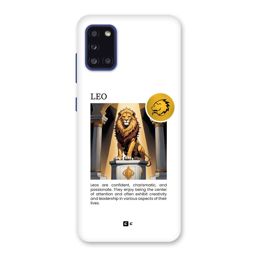 Leader Leo Back Case for Galaxy A31