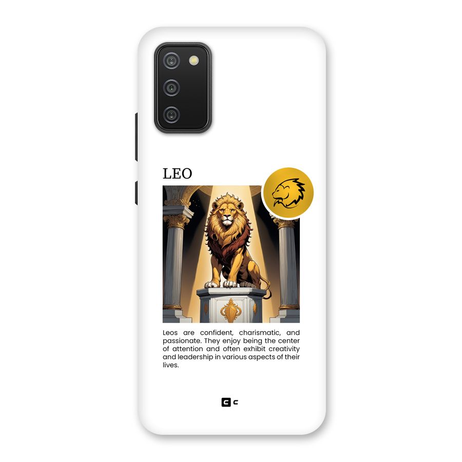 Leader Leo Back Case for Galaxy F02s