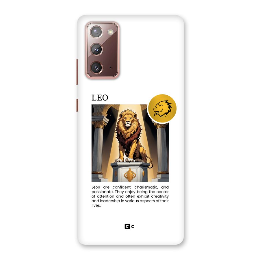Leader Leo Back Case for Galaxy Note 20