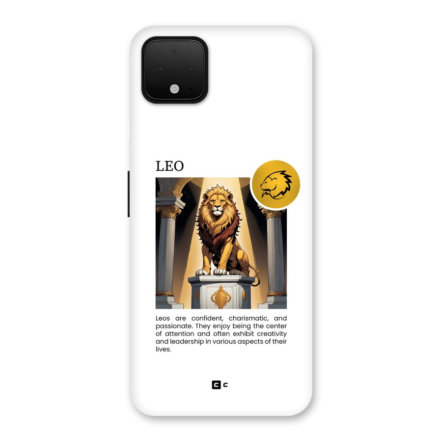 Leader Leo Back Case for Google Pixel 4 XL