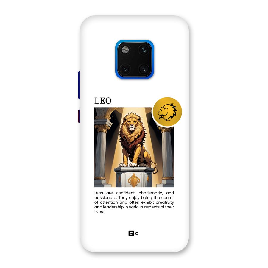 Leader Leo Back Case for Huawei Mate 20 Pro