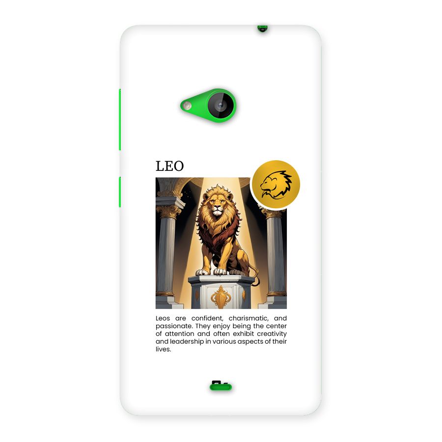 Leader Leo Back Case for Lumia 535