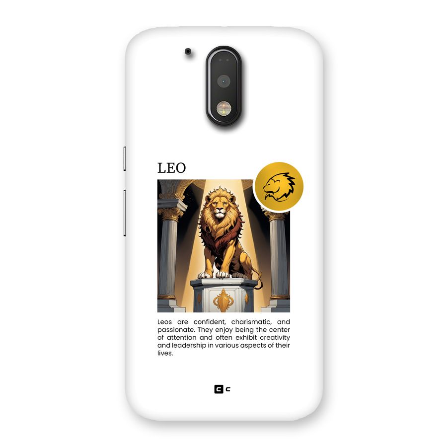 Leader Leo Back Case for Moto G4