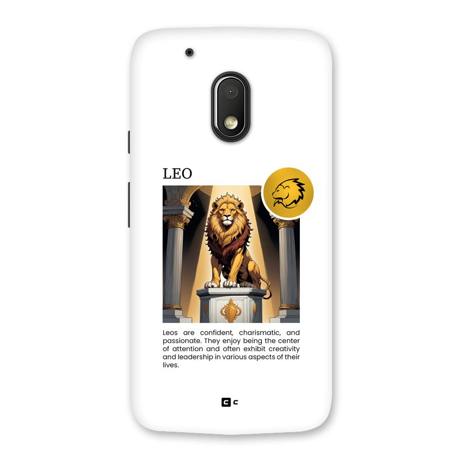 Leader Leo Back Case for Moto G4 Play