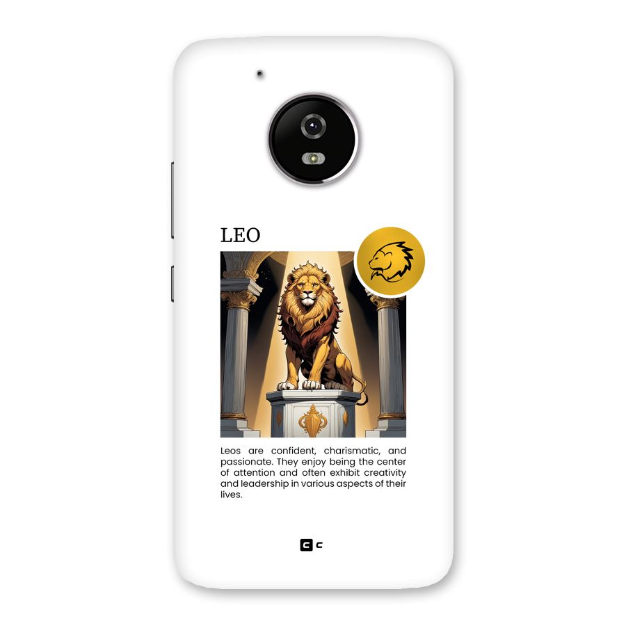 Leader Leo Back Case for Moto G5