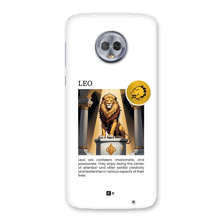 Leader Leo Back Case for Moto G6 Plus