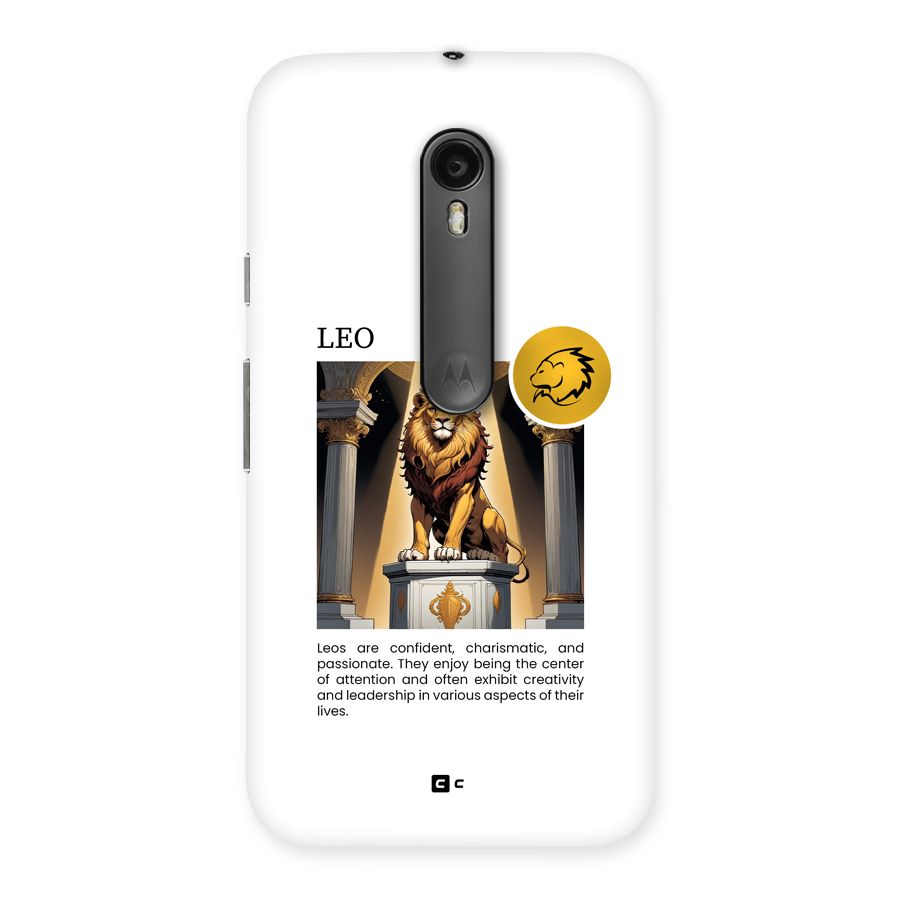Leader Leo Back Case for Moto G Turbo