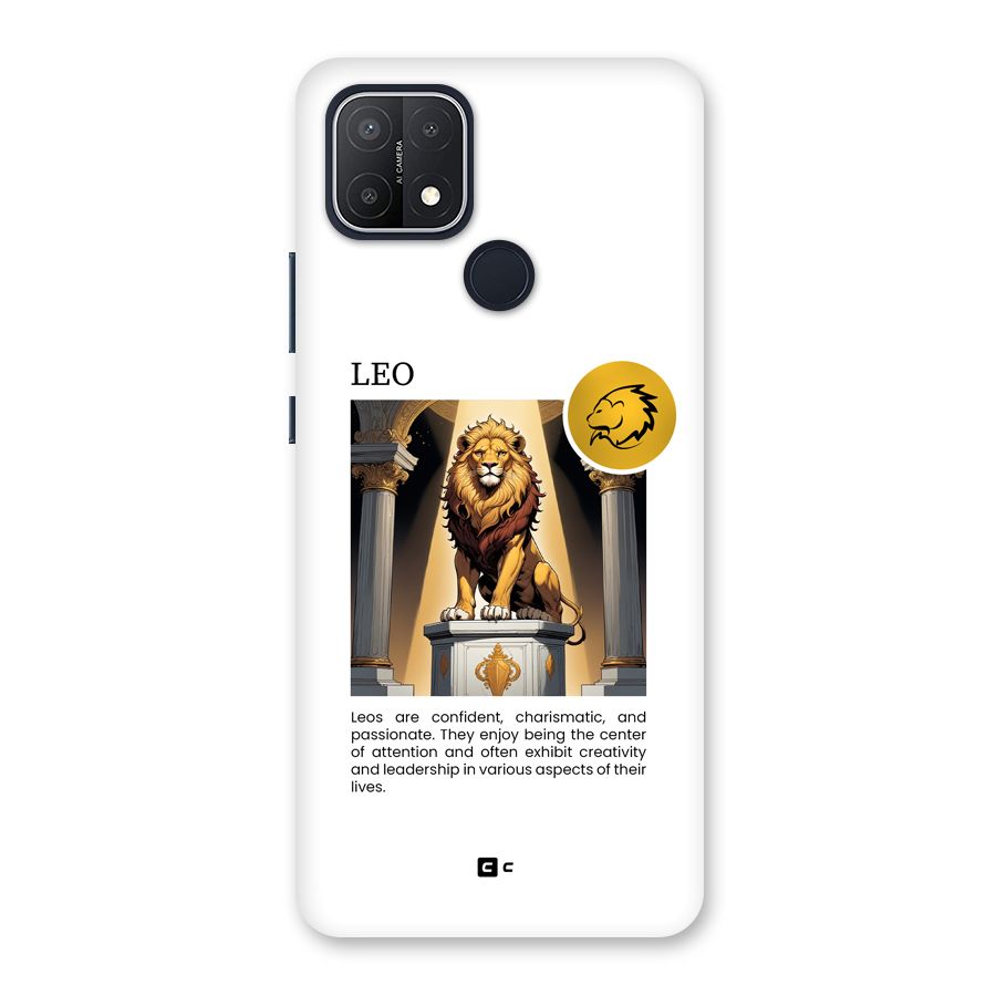 Leader Leo Back Case for Oppo A15