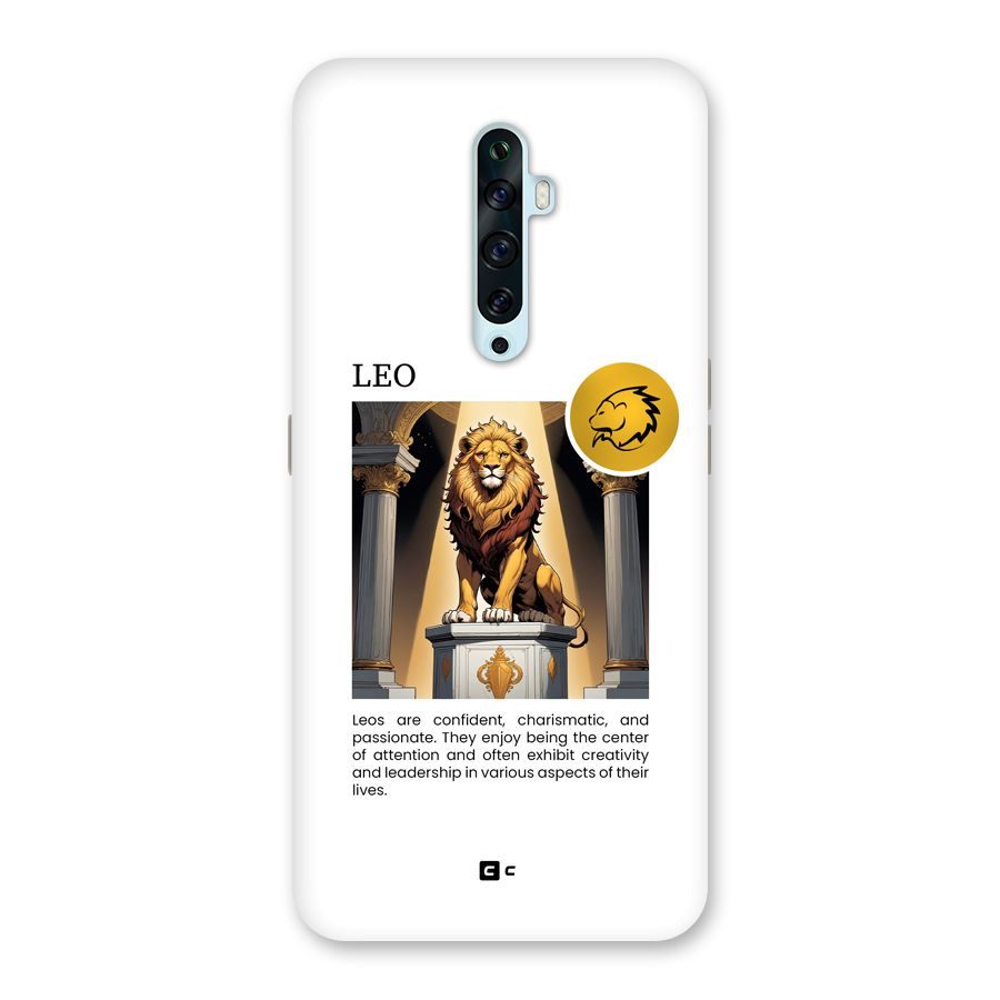 Leader Leo Back Case for Oppo Reno2 F
